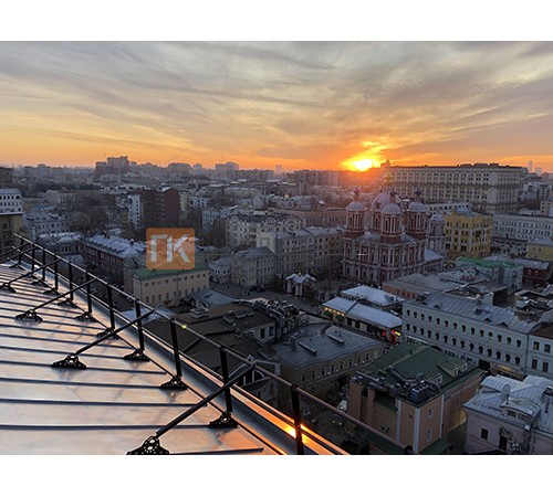 Ограждение кровли ОЦ универс H=900 L=2000мм (ТУ)
