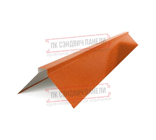 Планка конька плоского 190х190х2000 AGNETA-CopperCopper-0.5