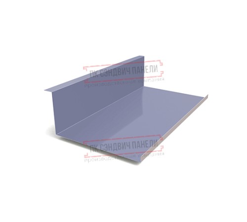 Планка примыкания нижняя 250х122х2000 PURMAN-Galmei-0.5