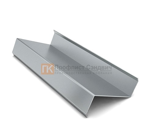 Z-образный профиль 100x50x3000-2,0 мм, оцинкованный