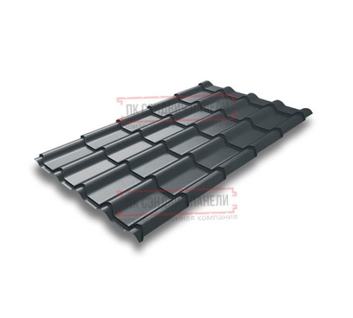 Металлочерепица Камея RAL7016 Drap-0.45