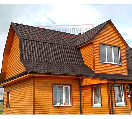 Металлочерепица классик плюс RAL8017 Satin-0.5