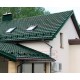 Металлочерепица Квинта плюс 3D RAL6005 Полиэстер-0,45