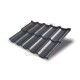 Металлочерепица модульная Квинта Uno 3D RAL7024 Rooftop Matte-0,5