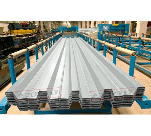 Профнастил Н60-845 Полиэстер RAL-7035-0.5