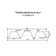 Профнастил Н135-930 RAL8017 Полиэстер-1.2