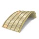 Сэндвич-панели арочные с пенополиуретаном, ширина 1000 мм, толщина 20 мм, 0.5/0.5, RAL1014