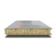 Сэндвич панели гладкие с минеральной ватой, ширина 1200 мм, толщина 100 мм, 0.5/0.5, RAL7004
