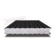 Сэндвич панели стеновые с пенополистиролом, ширина 1200 мм, толщина 10 мм, 0.5/0.5, RAL9005