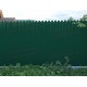 Профнастил фигурный С10 - 0,45 Окрас - Б, с пленкой RAL 6005 зеленый мох.