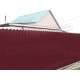 Профнастил фигурный C8 - 0,45 ПЭ с пленкой RAL 3005 красное вино.