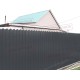 Профнастил фигурный C8 - 0,5 Rooftop Matte RAL 7024 мокрый асфальт.