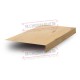Планка карнизного свеса 200х30х2000 ECOSTEEL_MA-Сосна-0.5