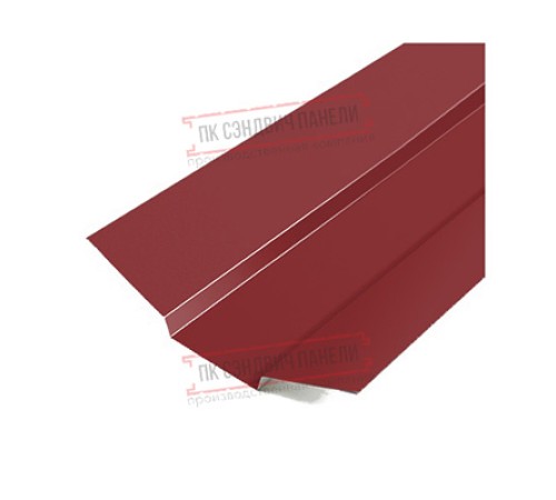 Планка ендовы верхняя 76х76х2000 Norman Ral3011-0.5