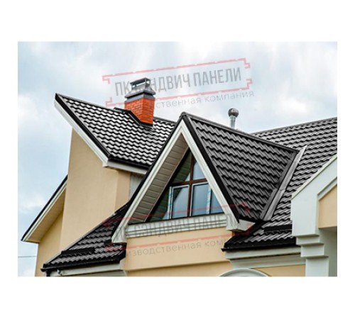 Планка ендовы верхняя 76х76х2000 PURMAN-9005-0.5
