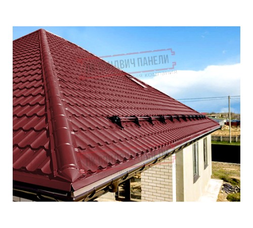 Планка конька круглого R110х2000 ПРМ-3011-0.5
