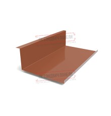 Планка примыкания нижняя 250х122х2000 Norman ПЭ-8004-0.5