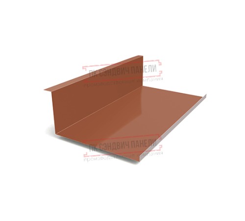 Планка примыкания нижняя 250х122х2000 Viking E-8004-0.5