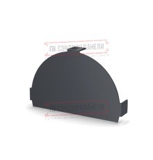 Заглушка конька круглого простая Viking-7024-0.45