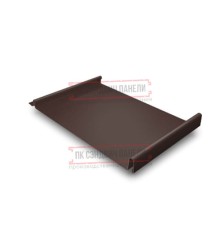 Кликфальц GL 0,5 Rooftop Matte RAL8017 шоколад с пленкой