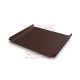 Кликфальц Pro 0,5 Rooftop Matte RAL8017 шоколад с пленкой на замках