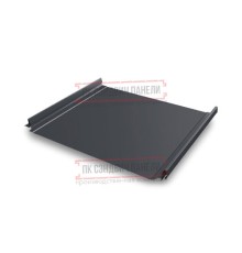 Кликфальц Pro 0,45 Полиэстер RAL7024 мокрый асфальт с пленкой на замках