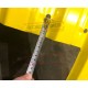 Продольно гнутый профнастил для укрытий конвейеров Н75ПГ-800, 0,5, нержавеющий