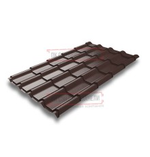 Металлочерепица Камея RAL8017 Satin-0.5