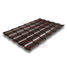 Металлочерепица Кредо RR887 GreenСoat Pural-0,5