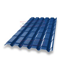 Металлочерепица Монкатта RAL5005 Полиэстер-0,4