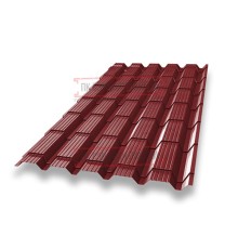 Металлочерепица Монкатта RAL3011 Полиэстер-0,45