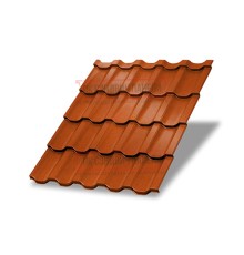 Металлочерепица Трамонтана-SL Copper/Copper AGNETA-20-0.5