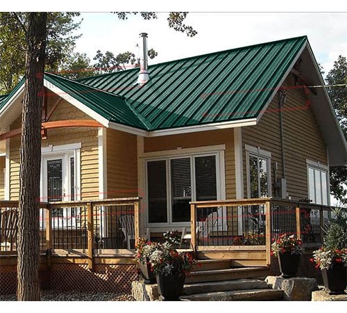 Профнастил ММ35-1000 Norman RAL6005-0.5