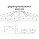 Профнастил ММ35-1000 Полиэстер RAL7004-0.7
