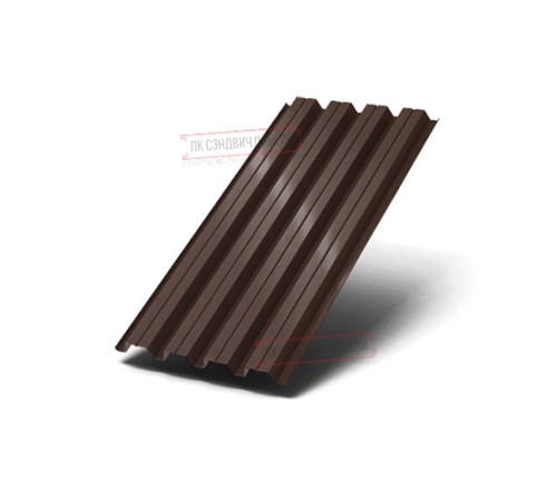 Профнастил Н60-845 Пластизол RAL-8017-0.5
