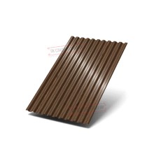 Профилированный лист C21х1000 ECOSTEEL_MA-МореныйДуб-0.5