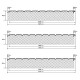 Сэндвич-панели двухслойные с минеральной ватой, ширина 1000 мм, толщина 40 мм, 0.5, RAL2004