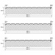 Сэндвич-панели двухслойные с пенополиизоциануратом, ширина 1000 мм, толщина 200 мм, 0.5, RAL3009