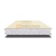 Сэндвич панели гладкие с пенополистиролом, ширина 1000 мм, толщина 200 мм, 0.5/0.5, RAL1015