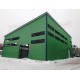 Сэндвич панели стеновые с пенополиуретаном, ширина 1000 мм, толщина 10 мм, 0.5/0.5, RAL6002