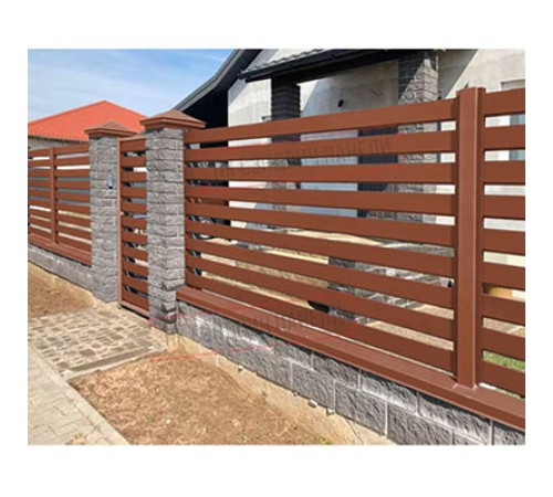 Крепежная планка нижняя Texas 0,5 Velur RAL 8004 терракота