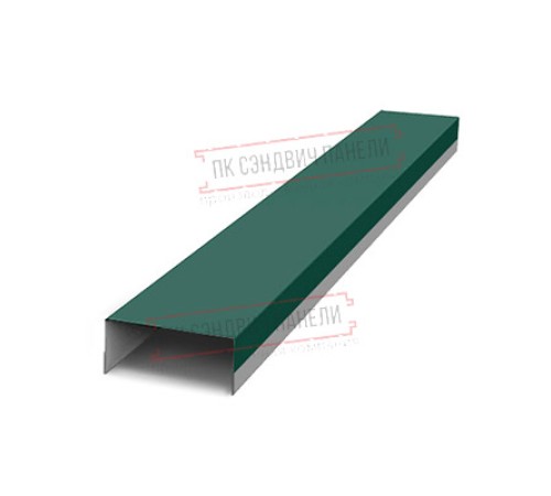 Крепежная планка верхняя Texas 0,45 Drap RAL 6005 зеленый мох